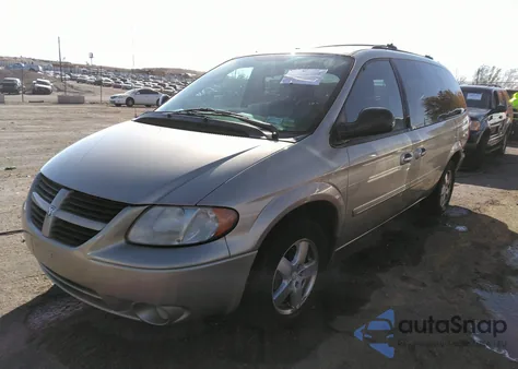 2005 Dodge Grand Caravan Sxt z USA, uszkodzony, nr VIN 2D4GP44L25R171984